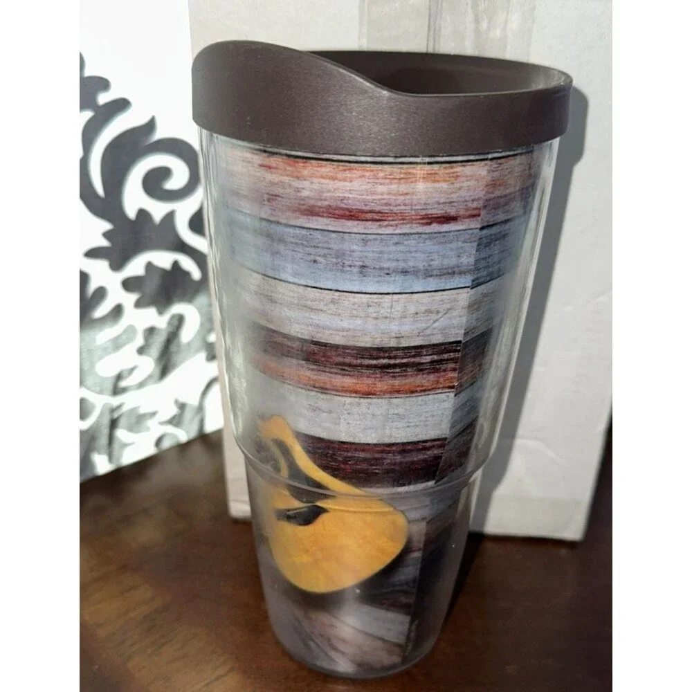 Nashville Guitar Hot Cold Tervis Insulated Tumbler 24 oz In Great Condition
